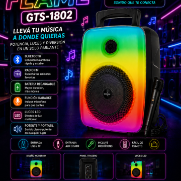 PARLANTE GTS-1802