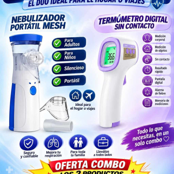 NEBULIZADOR Y TERMOMETRO