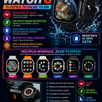 SMARTWACH WATCH 8
